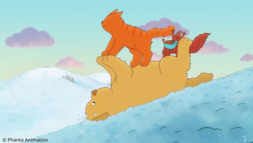 貓咪雪地交友記