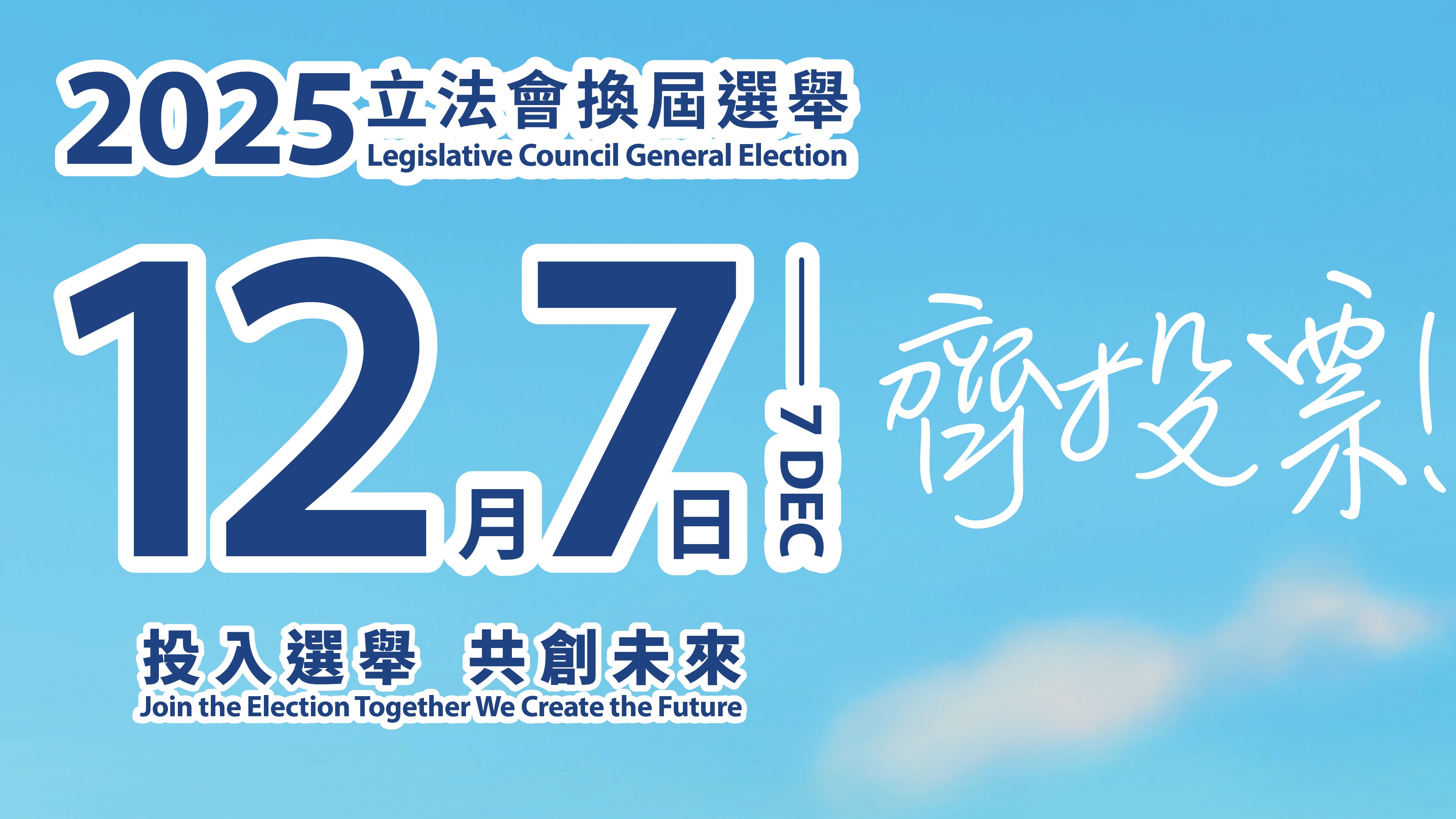 2025年立法会换届选举横额