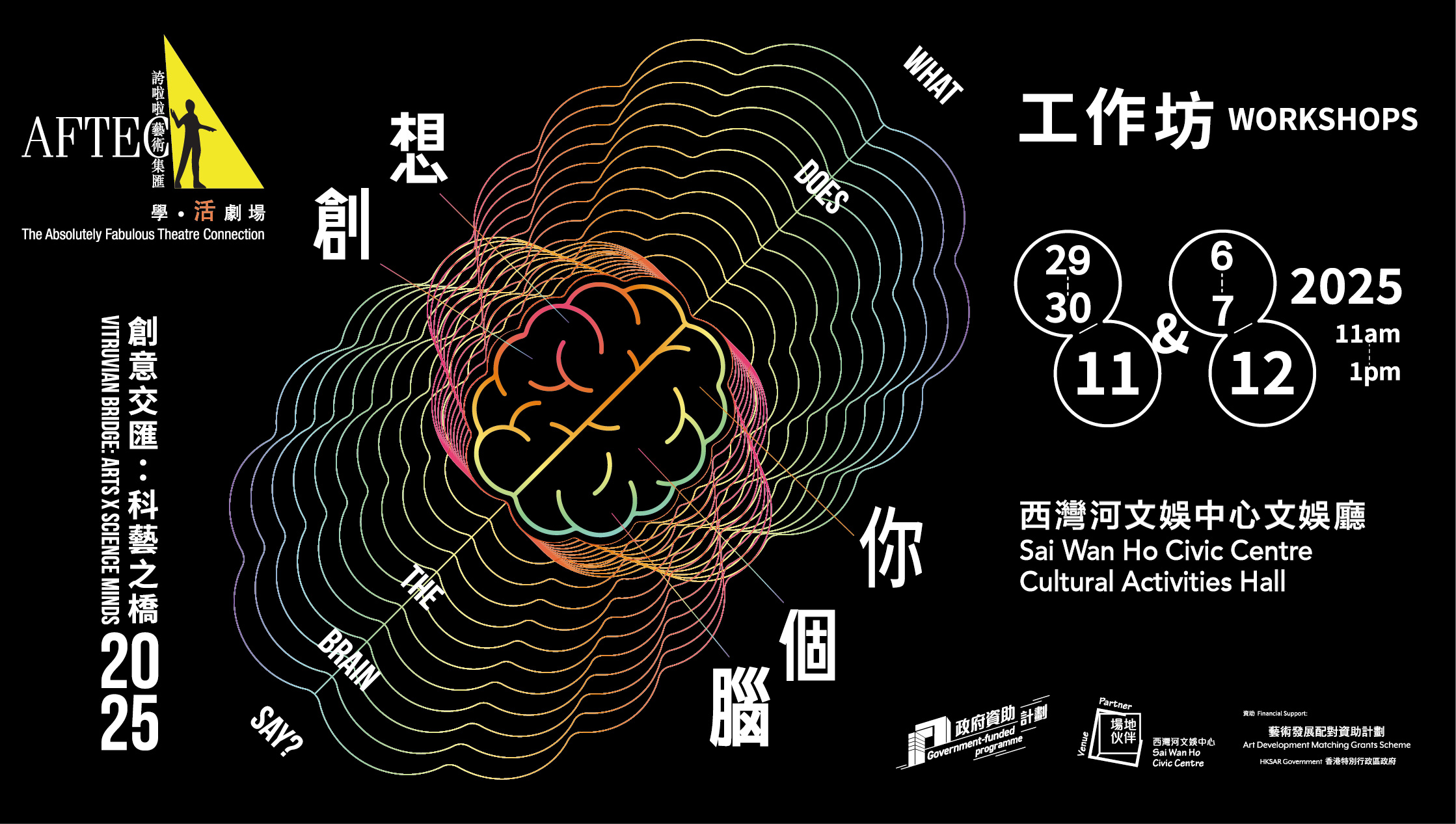 西湾河文娱中心场地伙伴计划:「创意交汇:科艺之桥」2025工作坊(学校专场)